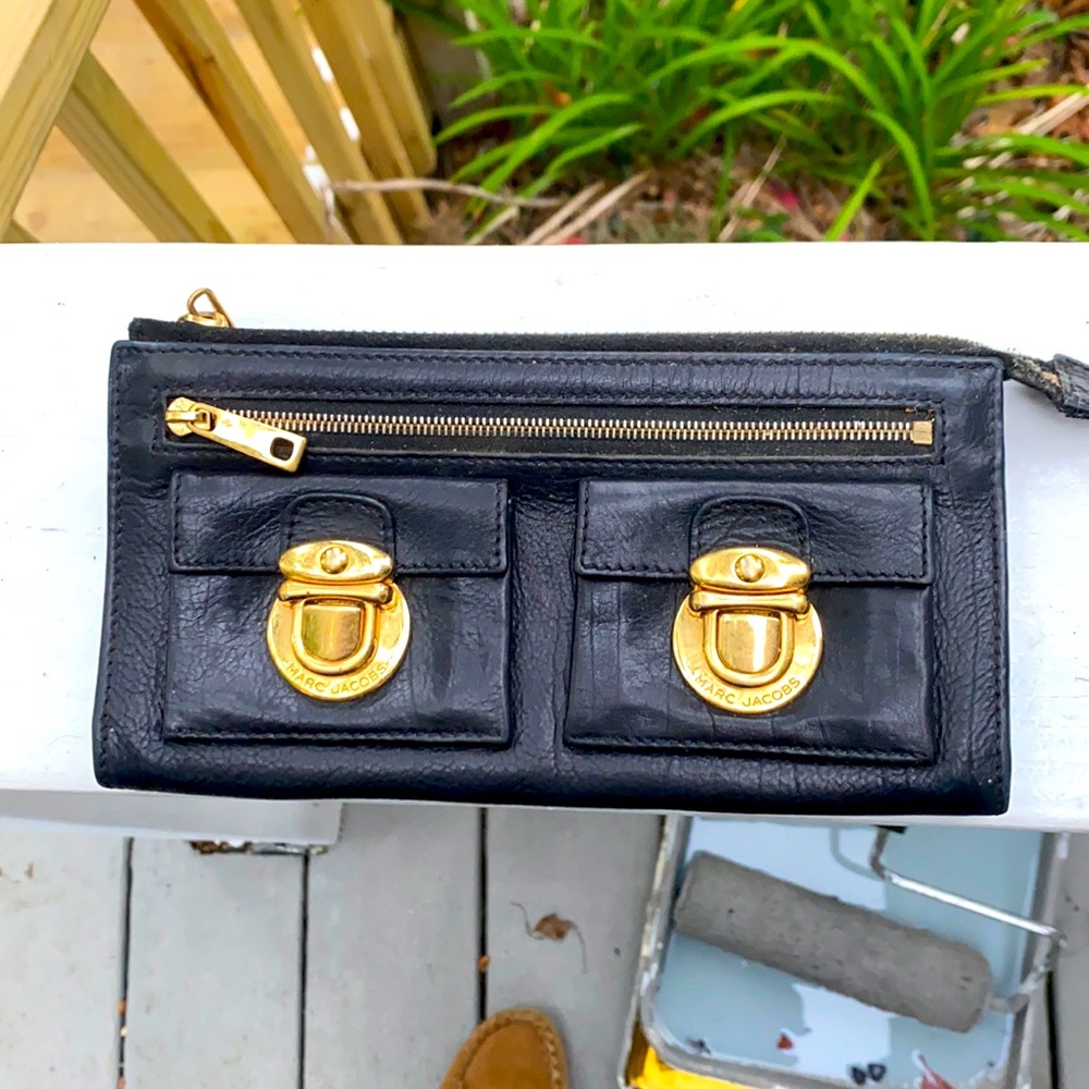 Black Leather Marc Jacobs Wallet